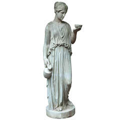 Marble Figure of Hebe