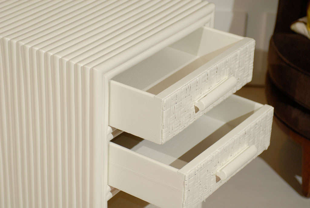 Pair of Ribbed End Tables 3