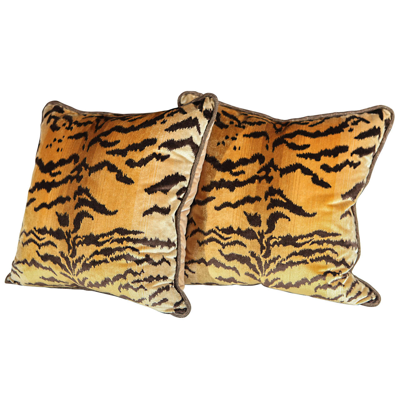 Silk Leopard Pillows