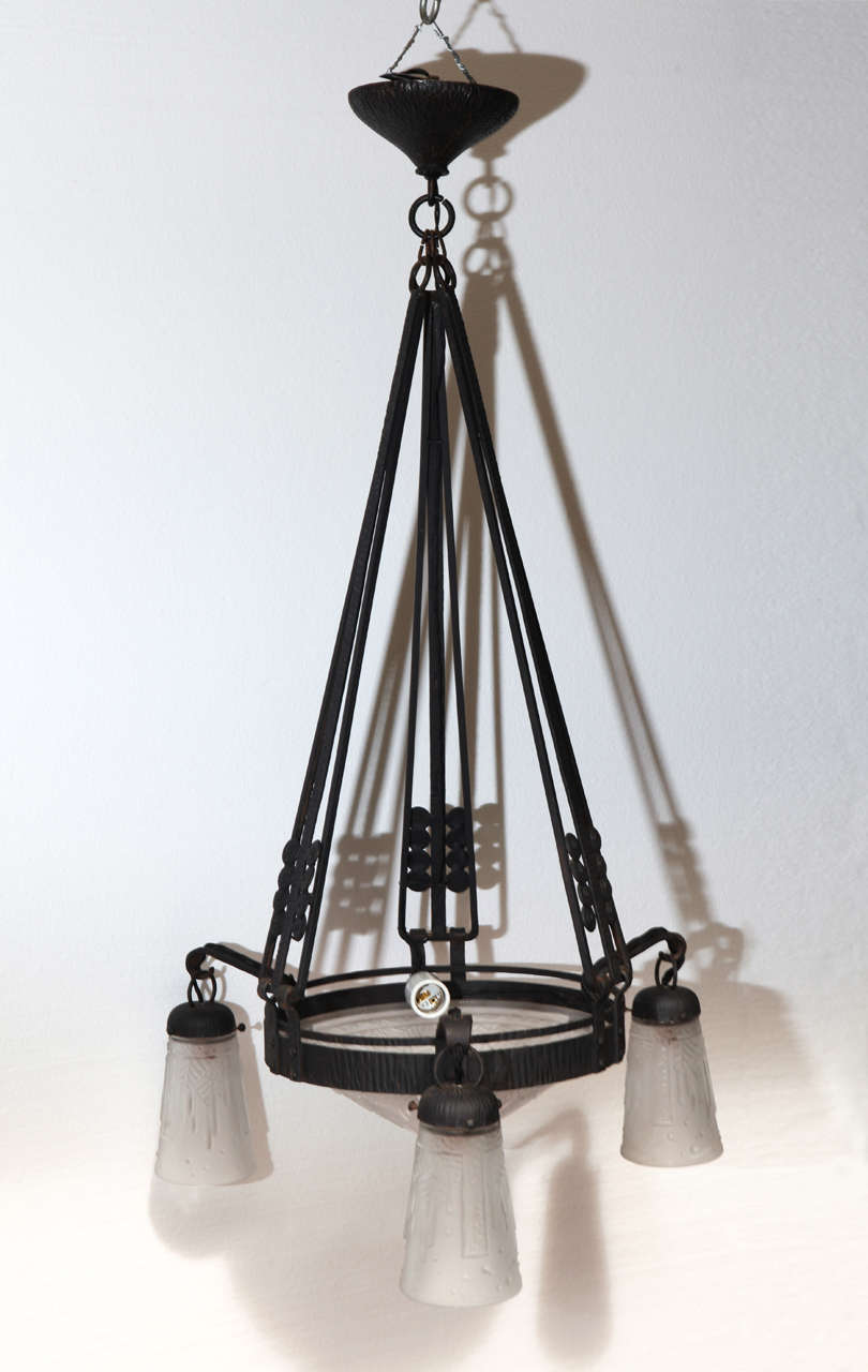 Muller Freres Chandelier