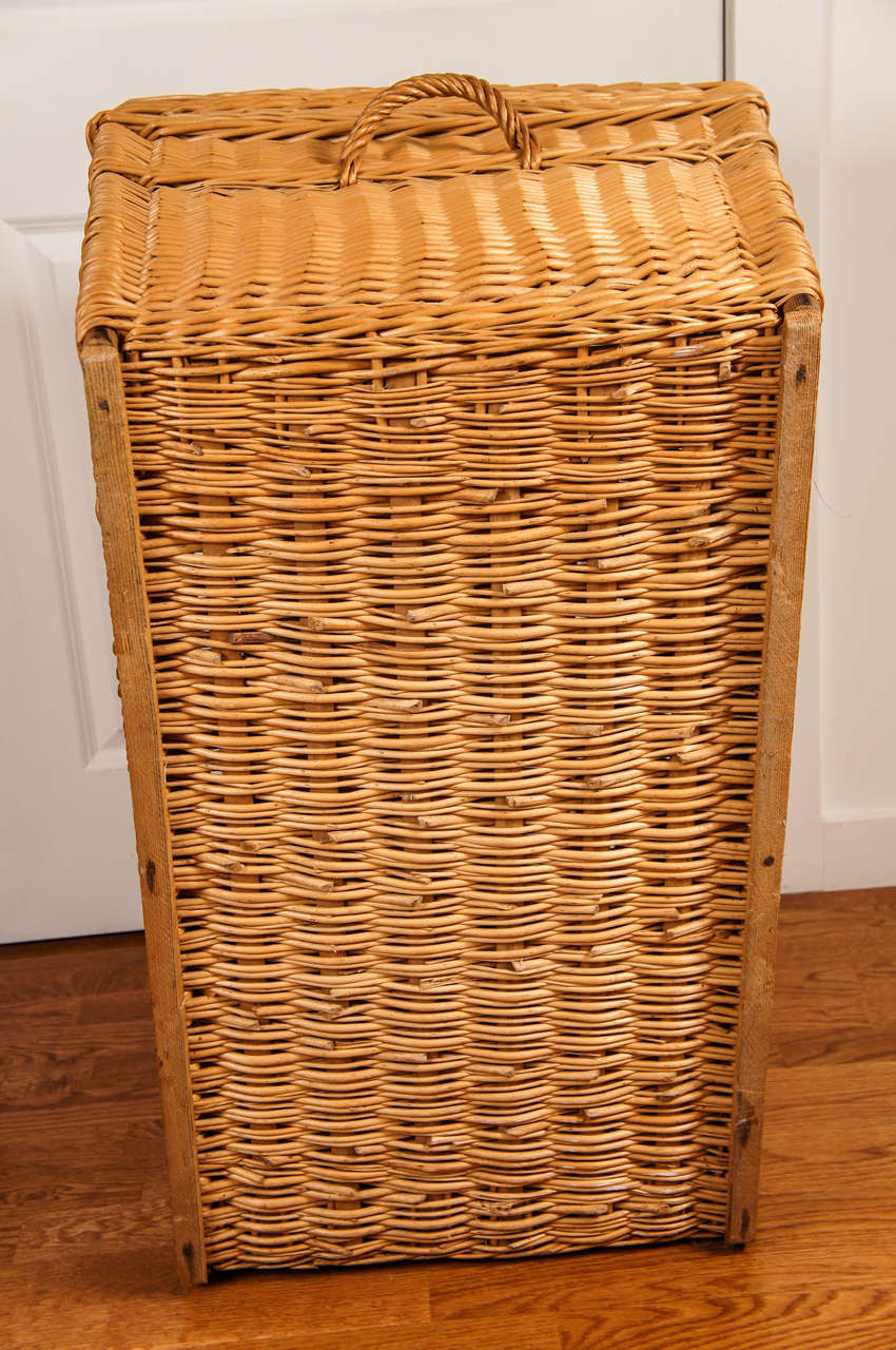Wicker Chest at 1stDibs