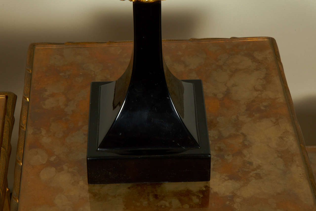 Bronze Impressive 1970's Table Lamp For Sale