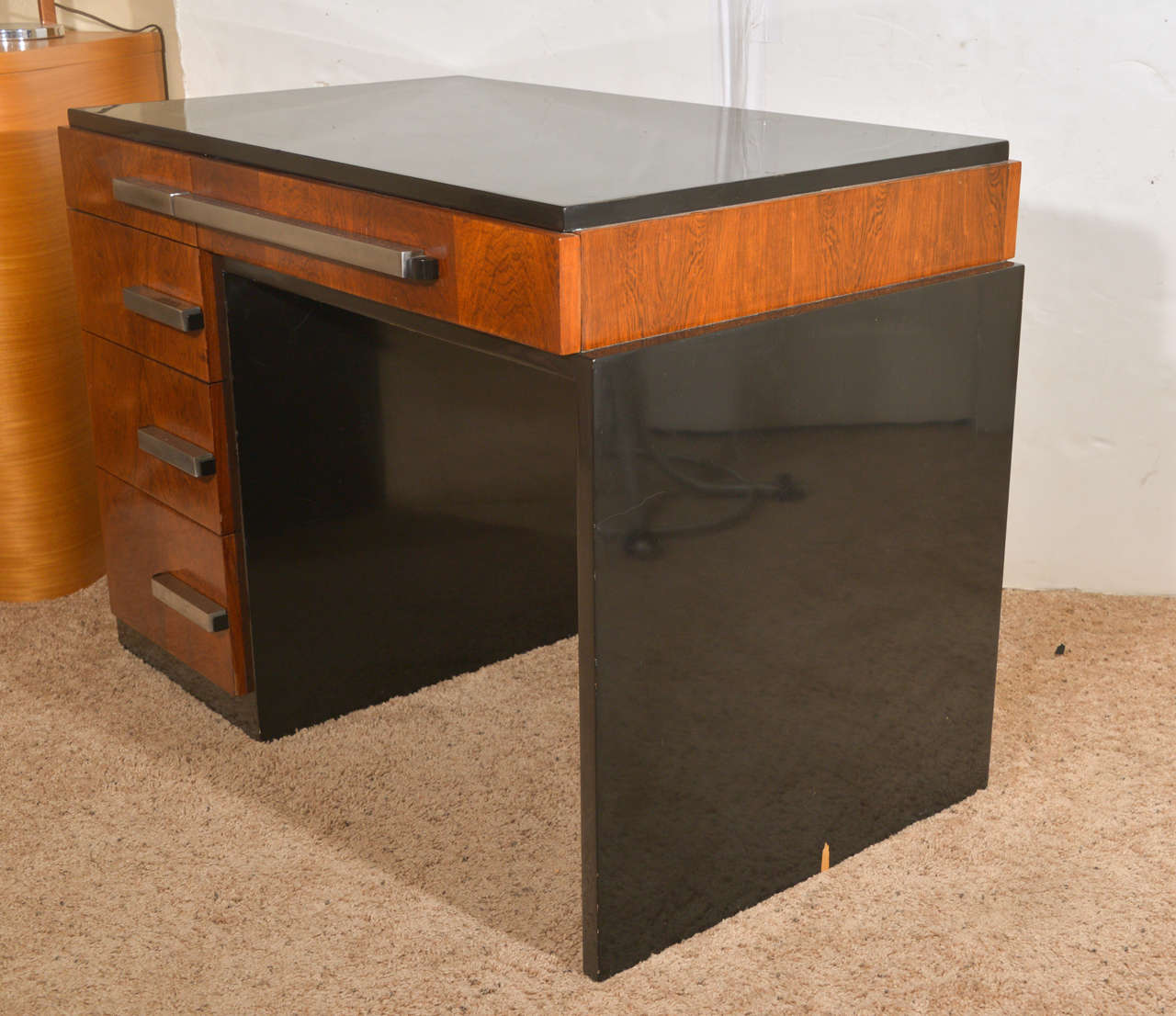 Mid-20th Century Donald Deskey Widdicomb asymmetric desk