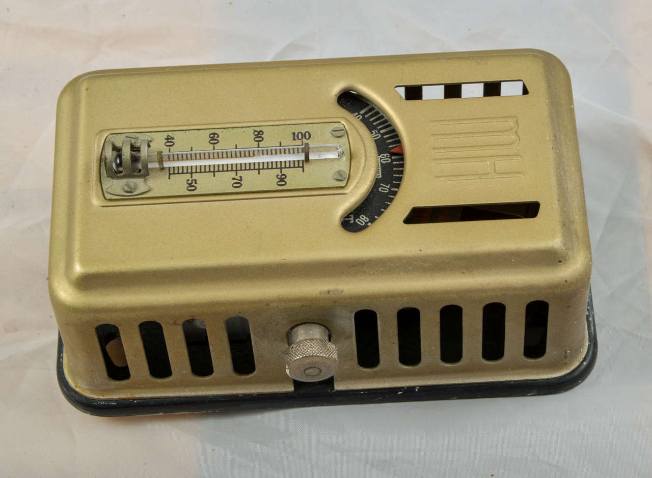 Industrial Henry Dreyfuss designed Thermostats For Sale