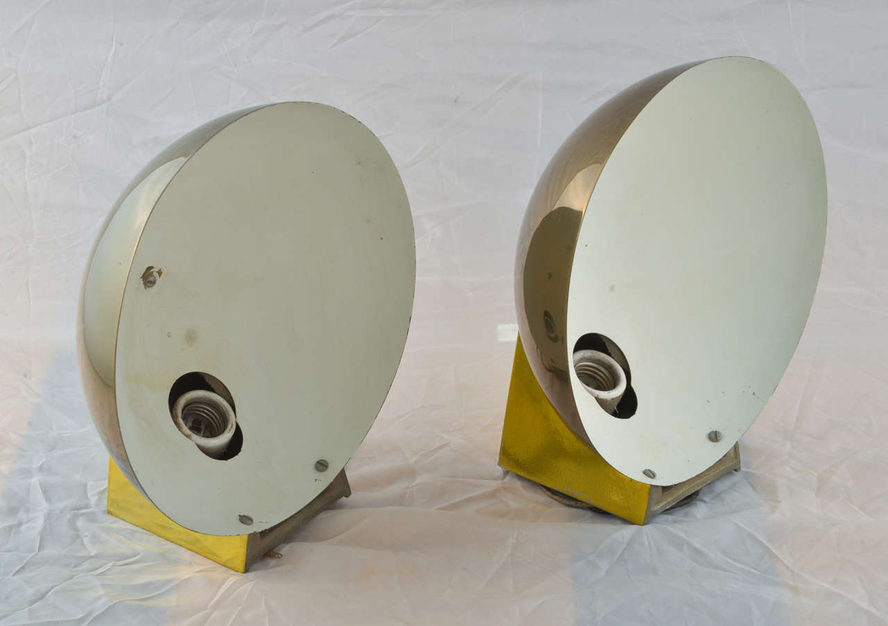 Mid-Century Modern Kurt Versen classic Mid Century brass sconces