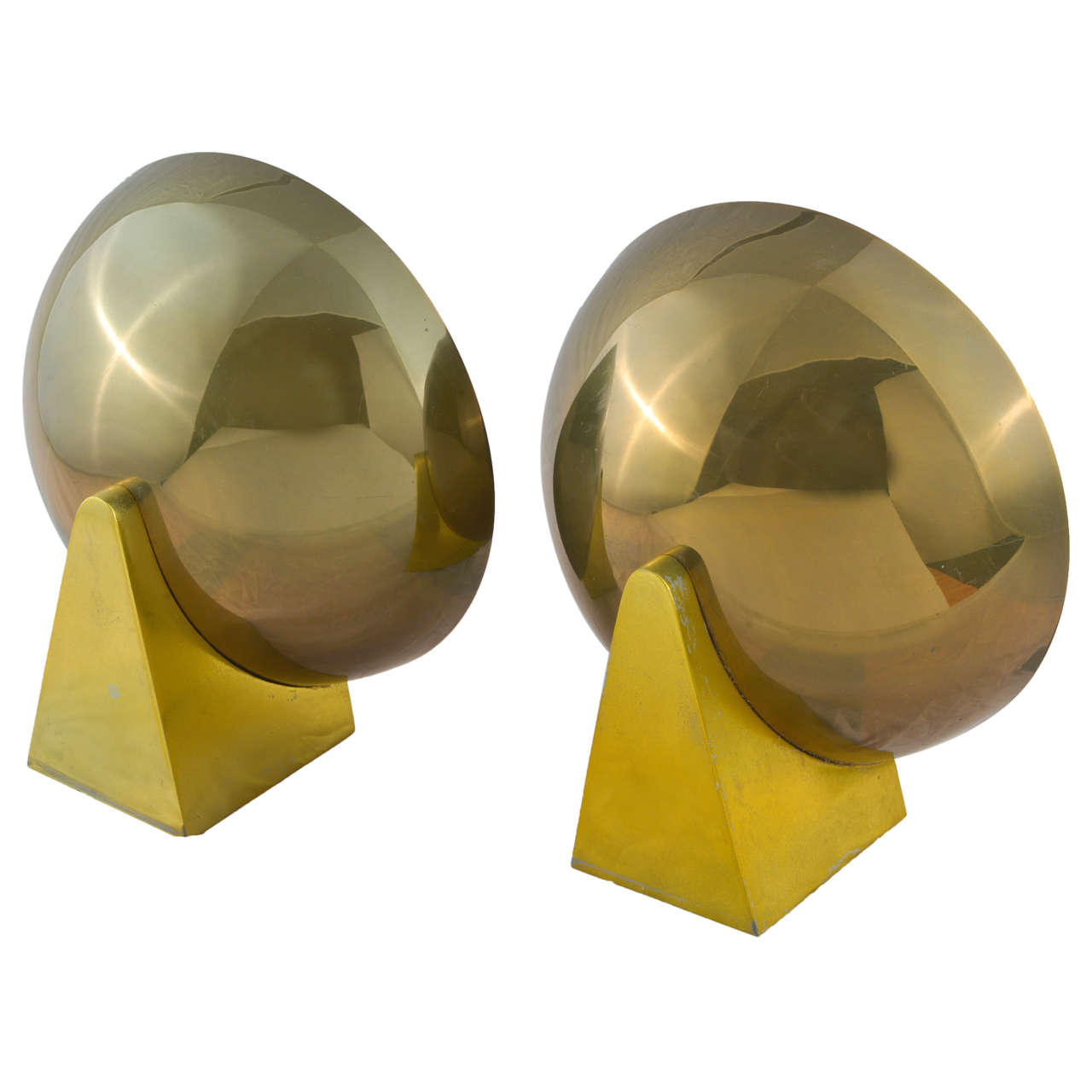 Kurt Versen classic Mid Century brass sconces