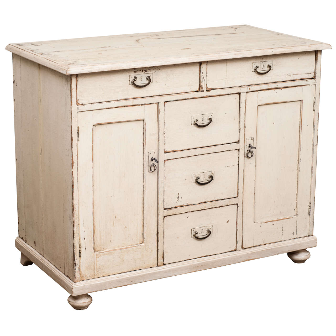 Pine Painted Sideboard at 1stDibs