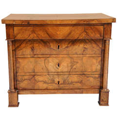 Antique Minature Biedermeier chest of drawers, 19th c.