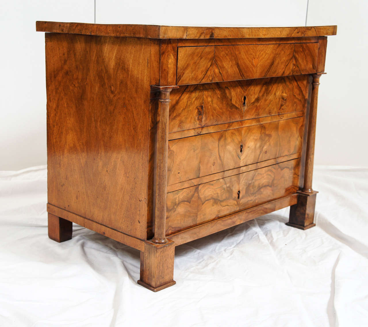 German Minature Biedermeier chest of drawers, 19th c. For Sale
