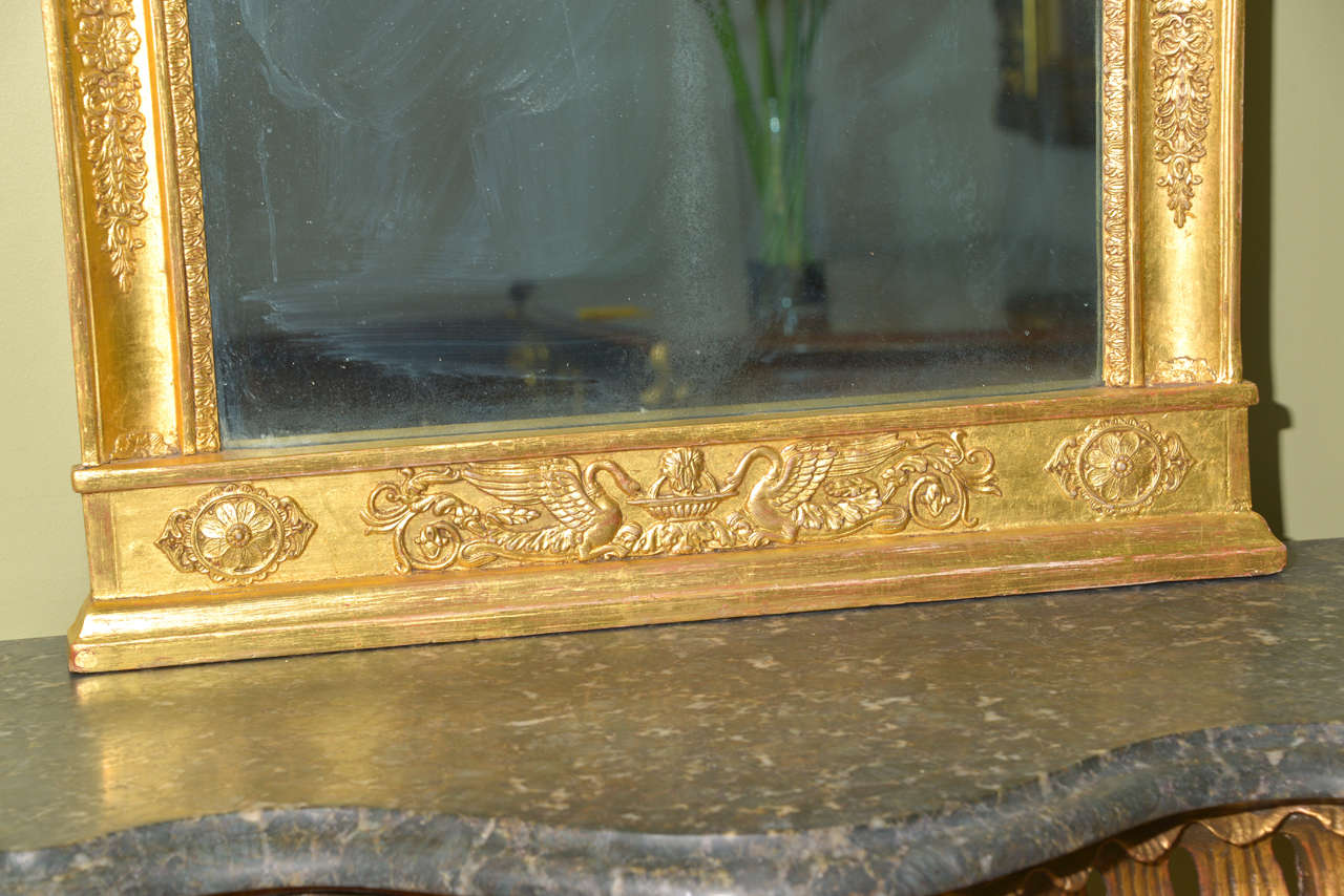 19th c Regency  water gilt mirror In Excellent Condition In Dallas, TX