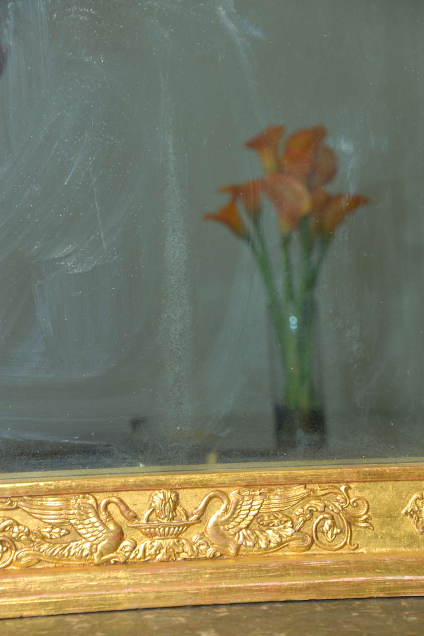 19th c Regency  water gilt mirror 2