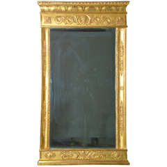 19th c Regency  water gilt mirror