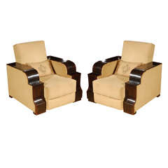 Pair of Art Deco Salon Chairs