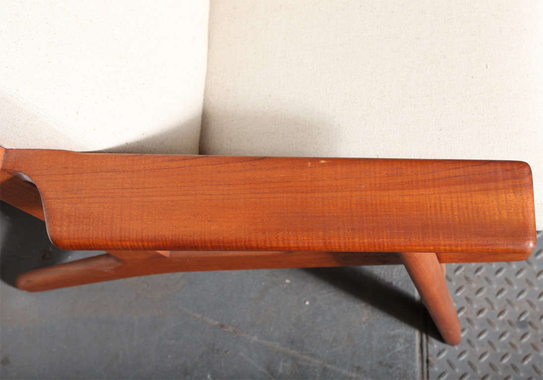 Teak Paddle Arm Sofa by Hans Wegner 1