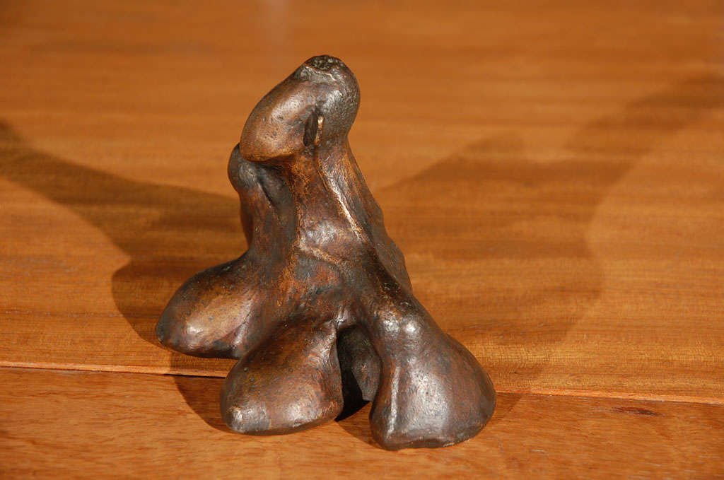 Bronze sculpture by R Mosseretti.