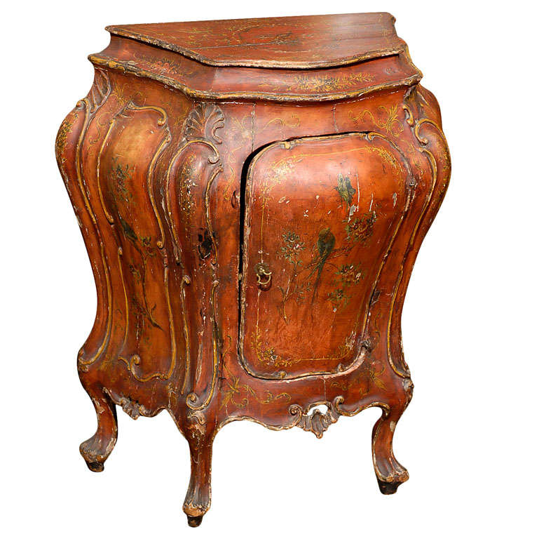 Small 19th Century  Italian Bombay Commode For Sale