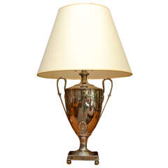Sheffield Plate Table Lamp