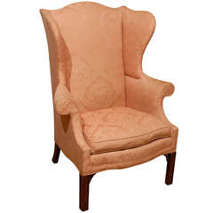 Used Mahogany Wing Chair