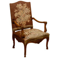 French Tapestry Arm Chair