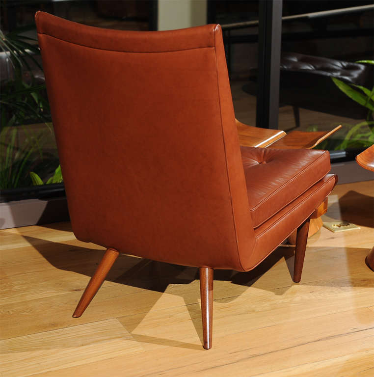Walnut George Nakashima - Pair of Origins Lounge chairs
