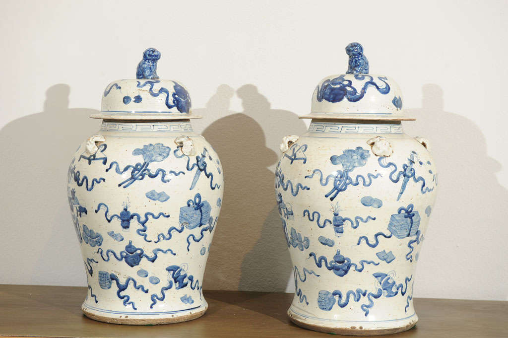 A Matching Pair of Wine Jars