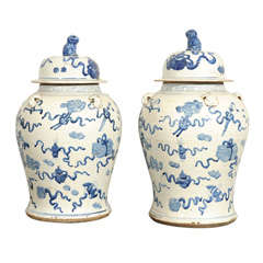 A Matching Pair of Wine Jars
