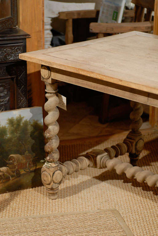 19th Century Barley Twist Table