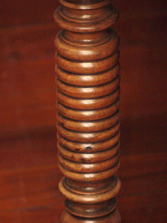 19th Century Large 19c. Spool Leg Dining Table