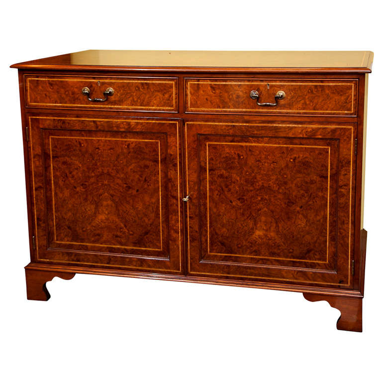 Myrtle  Wood  Dry  Bar  Cabinet For Sale