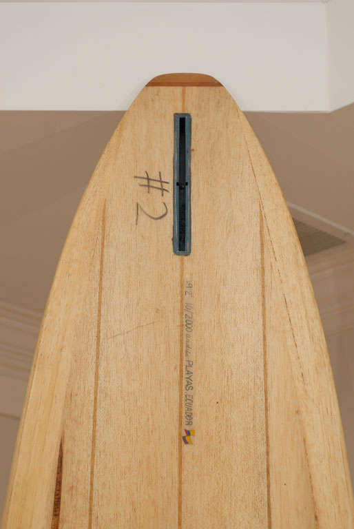 Balsawood Surfboard by Andres Kozminski 2