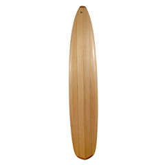 Vintage Balsawood Surfboard by Andres Kozminski
