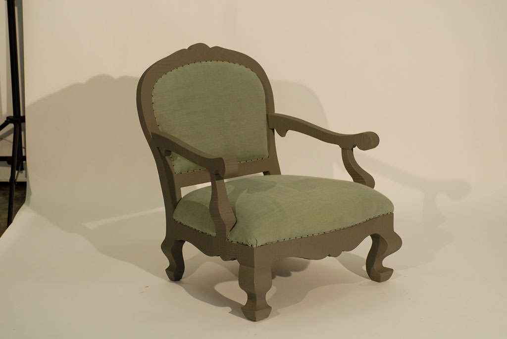 Stunning Pair of Rococo-style Italian Arm Chairs