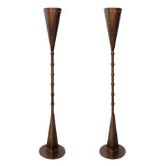 Pair of Floor Lamps by Maison Ramsay