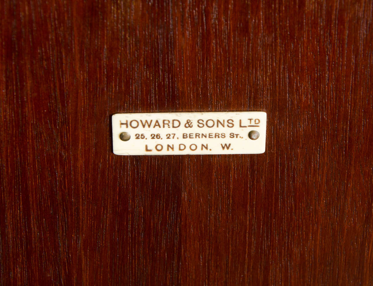 Mahogany Sheraton Revival Style Cabinet by Howard and Sons 2