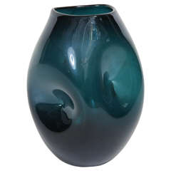 Empoli Jade Green Glass Vase 6