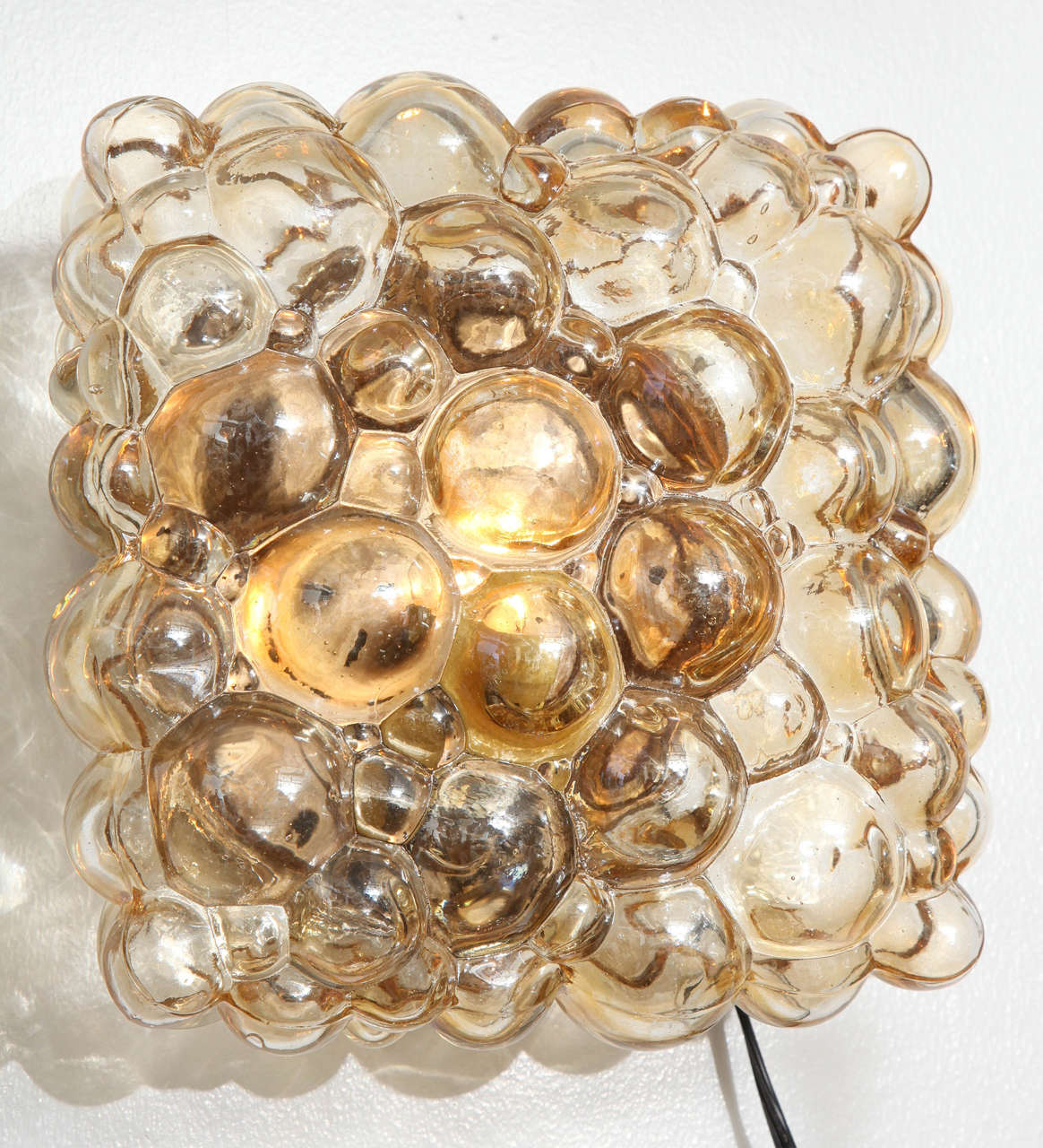 Art Glass Champagne Bubble Glass Sconces by Helena Tynell