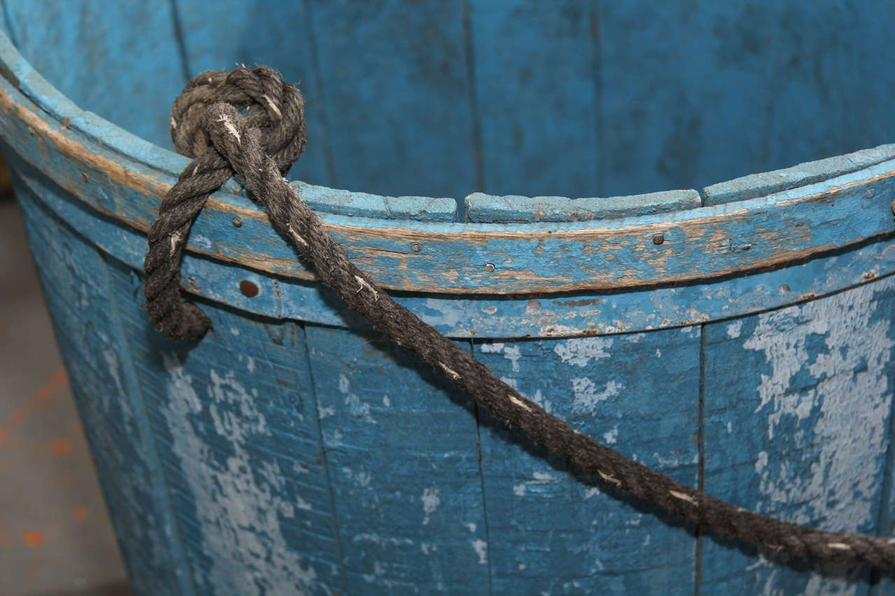 Oversize Wooden Container in Blue 3