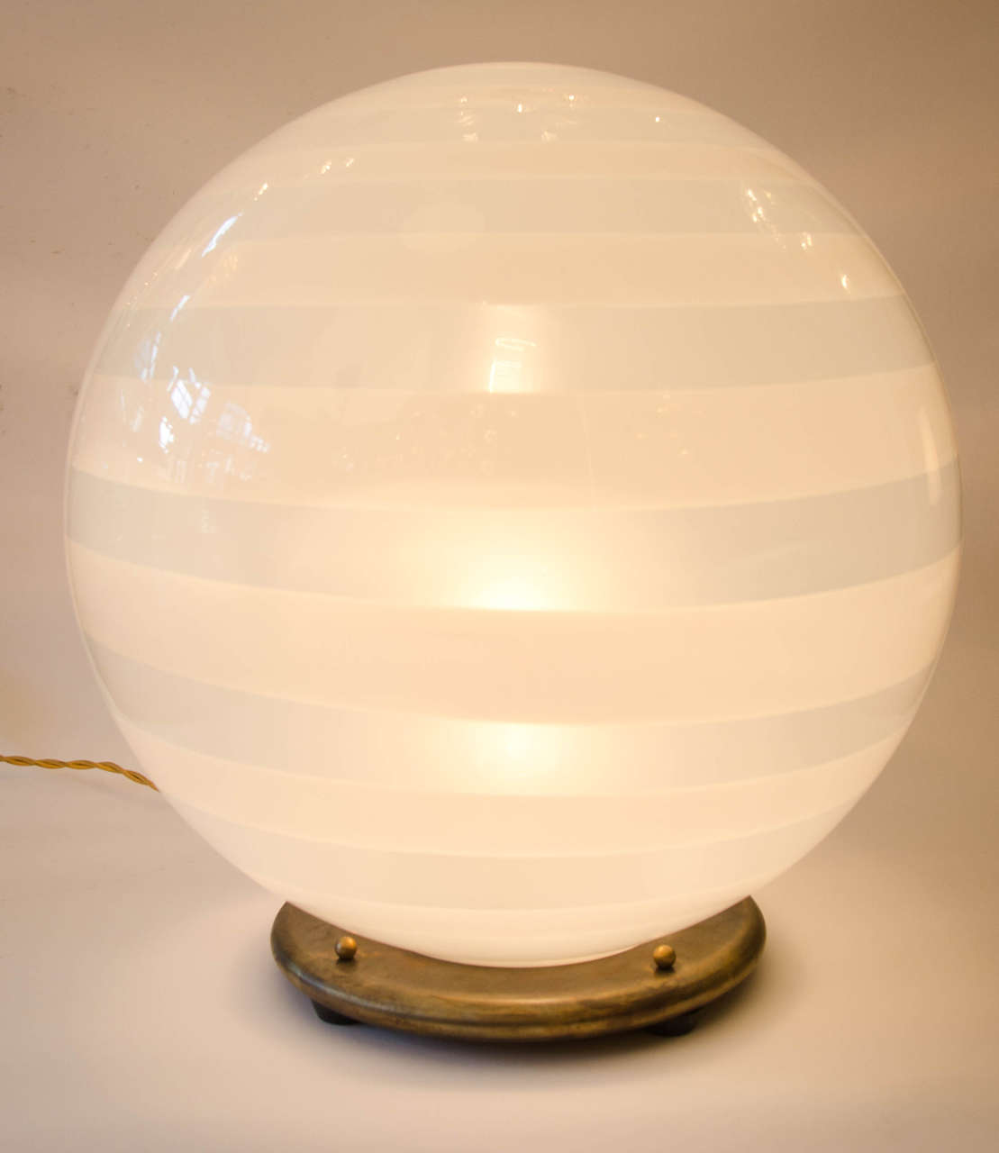 Pair of 1950s 'Sphere' Lamps Attributed to Carlo Scarpa
