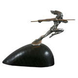 Original French Hood Ornament by F. Bazin