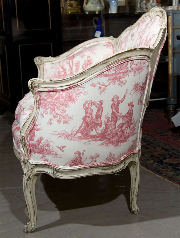 French Louis XV Style Settee Stamped Jansen 1