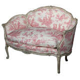 French Louis XV Style Settee Stamped Jansen