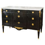 Vintage French Louis XVI Style Commode Stamped Jansen