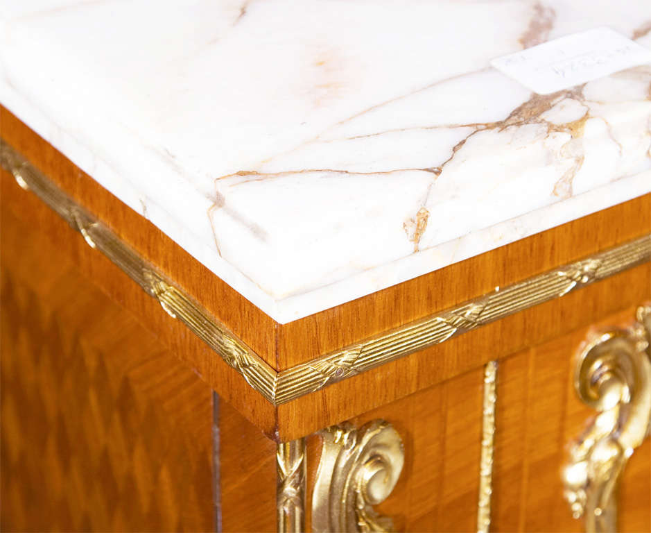 Argentine French Art Deco Custom Quality Marble-Top Commode