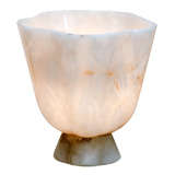 Alabaster Bowl Lamp