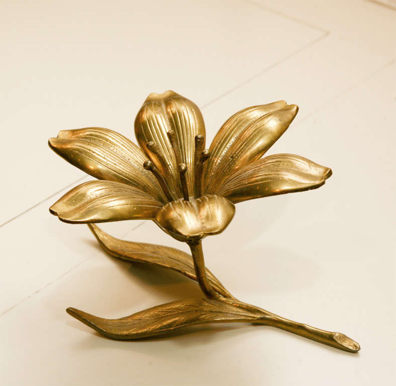 A Brass Lotus flower 3
