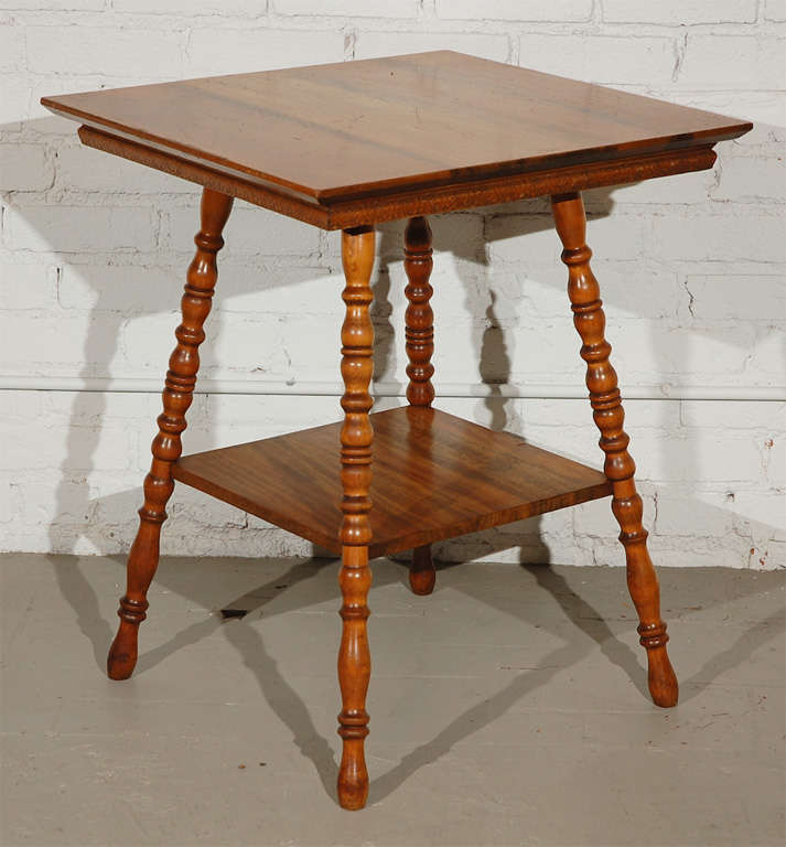 Turned Leg Side Table 2