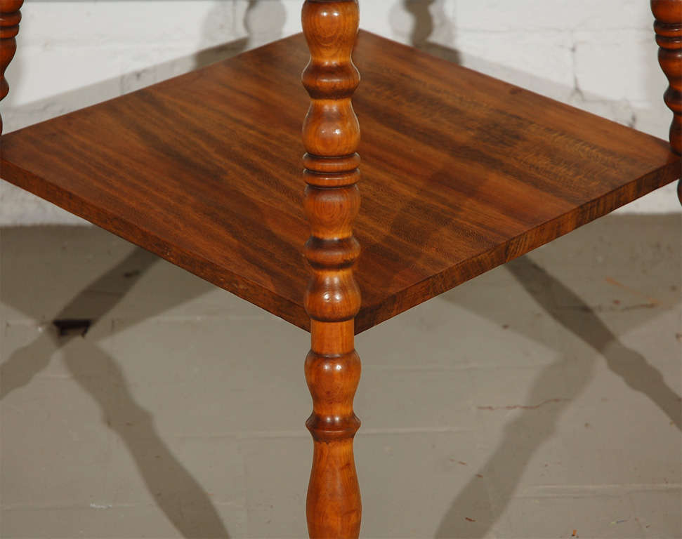 Turned Leg Side Table 3