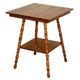 Turned Leg Side Table