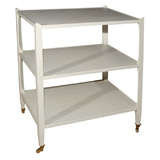Antique White Painted Three Tier Étagère Table Antique White Painted Three Tier Étagère Table