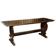Antique Italian Library Table